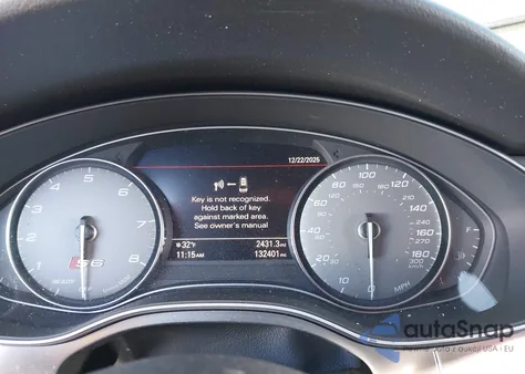 2016 Audi S6 4.0T Premium Plus z USA, uszkodzony, nr VIN WAUF2AFC4GN141255